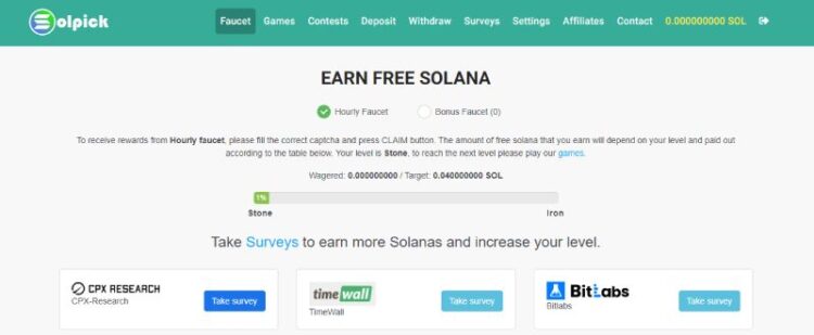 معرفی سایت solpick.io، آیا کسب سولانا رایگان واقعیت دارد ؟
