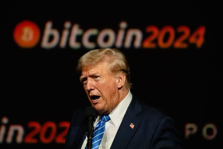 ترامپ بیت کوین می‌تواند از طلا پیشی بگیرد