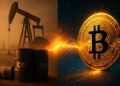 تاثیر قیمت نفت بر بازار ارز دیجیتال؛ آیا افزایش قیمت نفت باعث افت بیت کوین می شود؟