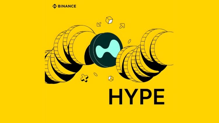 ارز HYPE هایپر لیکویید در بازار اسپات بایننس لیست شد